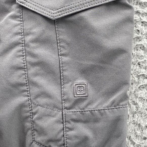 511 Tactical Pants TAG 30x32 ACTUAL 30 x 31 Gray Cargo Double Knee Utility Men's - Picture 3 of 12